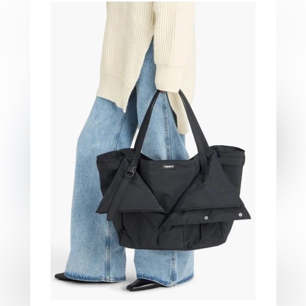 Coperni Belt Cabas Nylon Tote bag - Black -